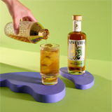 Rum & Green Mint Tee Spirituose mit Glas